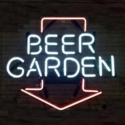 Beer garden arrow - beer,