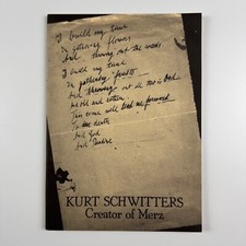 Kurt Schwitters. Creator of Merz by M.E. Burkett | Abbot Hall Art Gallery, 1979
