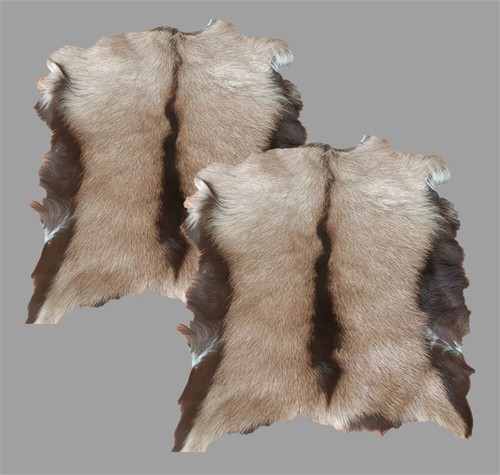 2pcs real goat skin - 2pcs,