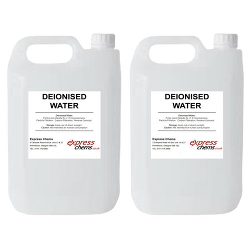 Deionised water 5 litre - deionised,