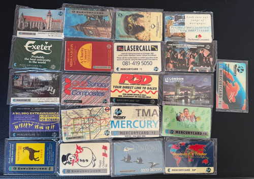 Mercury phonecards 21 - uk,