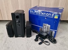 Logic 3 SoundStation 2 300W Subwoofer Speaker System PlayStation 2 Boxed - VGC