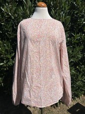 Liberty Of London Linen Lawn Liberty Chelsea Georgette Karter Design Blouse Sz L