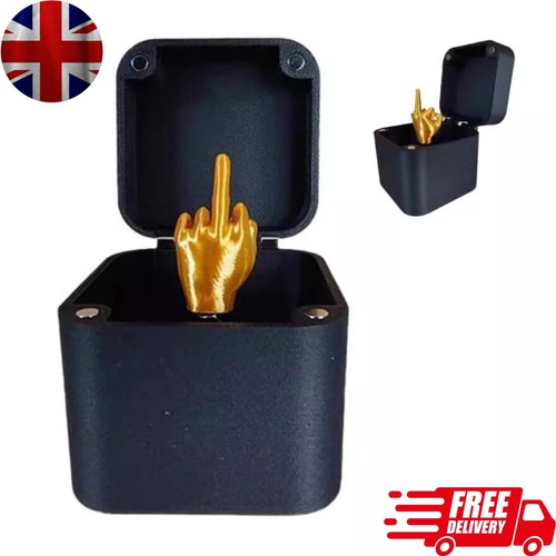 Middle finger box - a, funny