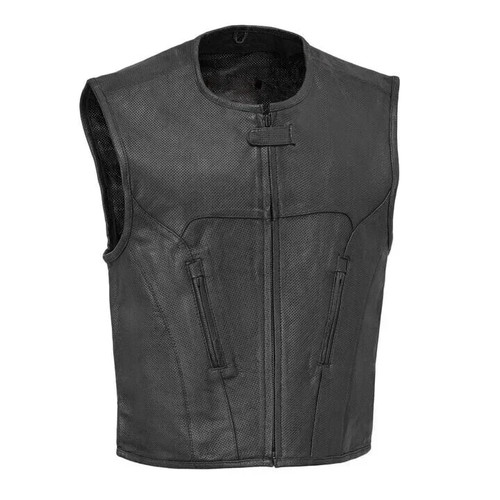 Genuine black perforated - genuine,