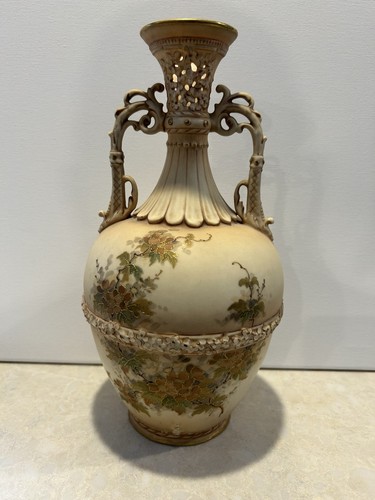 Antique austria porcelain vase - antique,