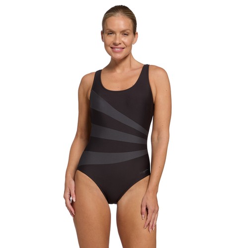Zoggs black sandon tummy - black,