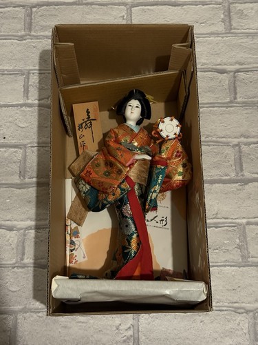 Vintage japanese geisha doll - japanese,