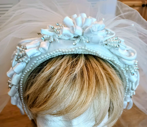 Vintage bridal headband - vintage,