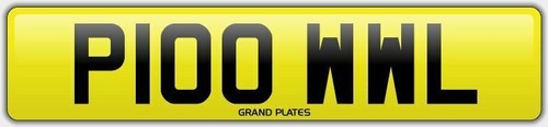 Powell powel number plate p100 - powel,