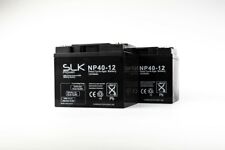 2 x 12v 40AH MOBILITY SCOOTER BATTERIES (same size as 38ah 42ah 44ah 50ah)