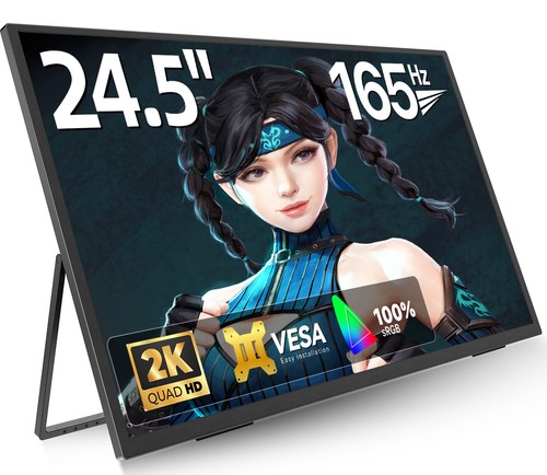 2k 2560x1440 portable - 24.5",