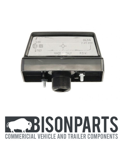 Rear number plate - rear,