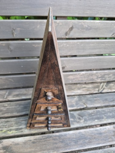 Solid wood pyramid chest - solid,