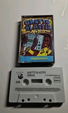 GHETTO BLASTER COMMODORE C64 CASSETTE TAPE VIRGIN GAMES VERY RARE