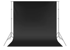 Adjustable Photography Background Support Stand + 2 background Pink and Black 3m