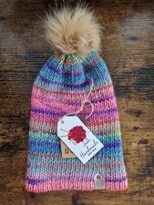 Handmade Beanie Hat with A