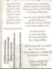verses and sentiments special