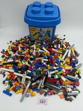 LEGO® Bricks 1.8Kg+ Blue Storage Box Job Lot Bundle Genuine Red Green Blue White