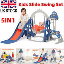 5-in-1 Kid Toddler Swing Slide