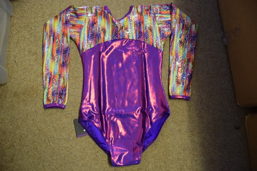 Purple and rainbow long - purple,