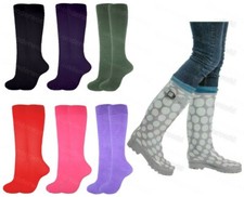 Ladies Wellington Socks Plain