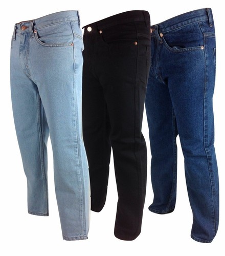 Men straight leg basic jeans - straight,