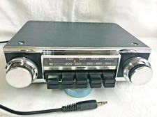 Vintage Upgraded Radiomobile 1070X Classic Car Radio + iPod/mp3 lead  +/- Earth