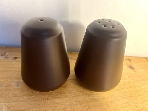 Pair ceramic tapered mcm 1960s - pair,