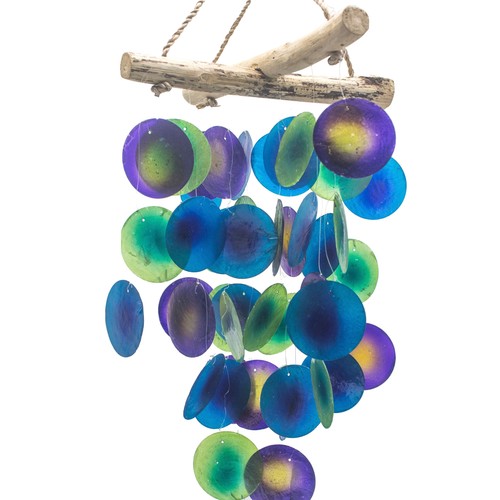 Green purple driftwood - green,