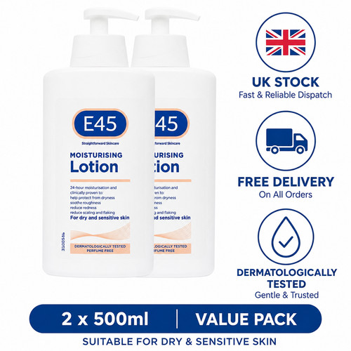 E45 lotion moisturiser for dry - lotion,