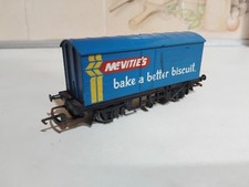 The Hornby R137 McVitie's Long Wheelbase Closed Van in blue