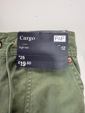 womens olive green F&F cargos-