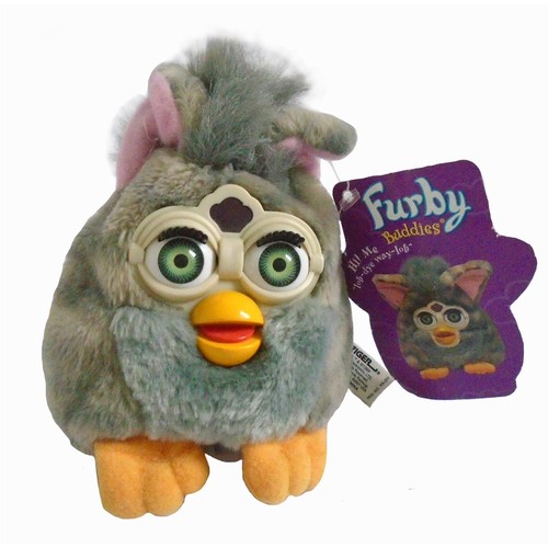 Furby buddies done sleep grey - furby,