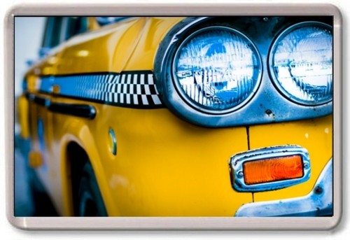 Fridge magnet taxi light - magnet,