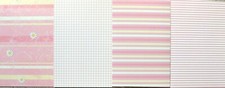 40 x A6 Pink & White Backing