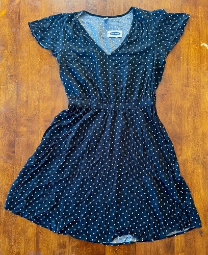 Old navy black polka dot - navy,