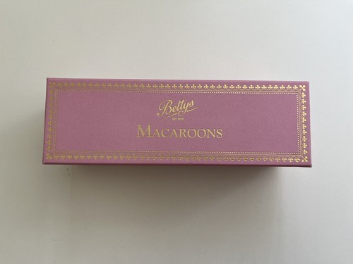 Bettys pink macaroons empty - bettys,