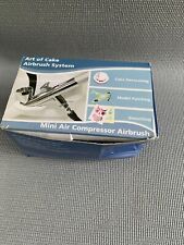 ART OF CAKE AIRBRUSH COMPRESSOR KIT Mini AIRSPRAY SPRAY CAKE BUN DECORATION