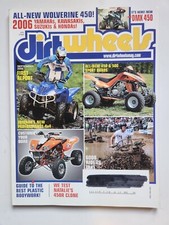 DIRT WHEELS MAGAZINE SEPTEMBER 2005 -450 & 500 SPORT QUADS-YAMAHA-MUD MADNESS