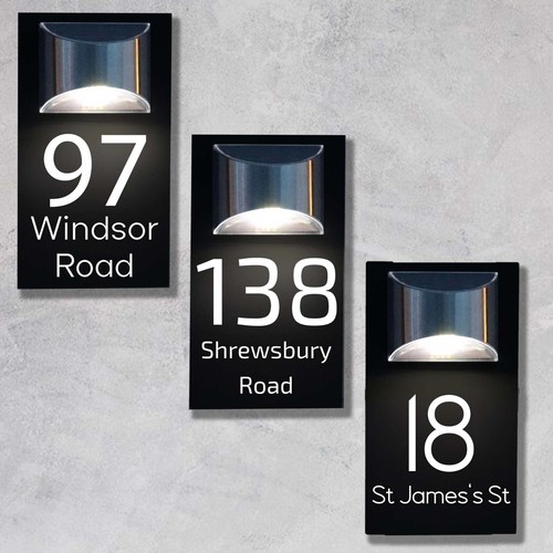 House number plaques - number,