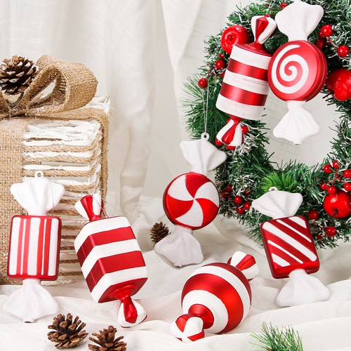 Giant red white glitter - red, &