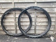 Pair Of Panaracer Trail Blaster  26" x 1.95 Mountain Bike Tyres MTB Retro Fire