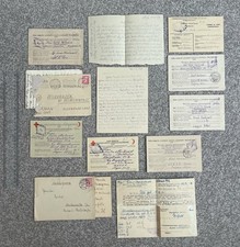 WW2 German POW Letters Post Cards USSR Russia Father To Daughter In Berlin Rare