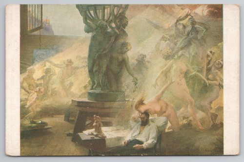 Postcard antique art - , carpeauxs