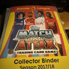 17/18 Topps Match Attax Premier League Trading Card Binder with 441  cards