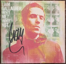LIAM GALLAGHER SIGNED WHY ME 