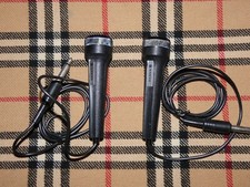 Vintage SANYO Microphones X 2  Retro Collectible TV Film Prop
