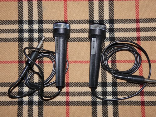Vintage sanyo microphones 2 - vintage,