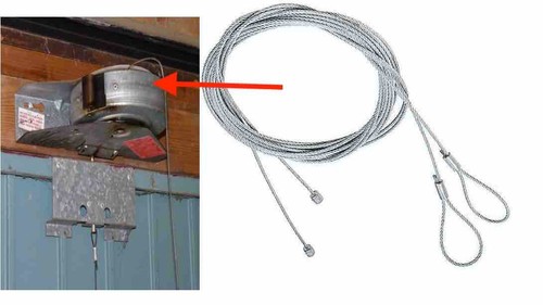 Cardale garage door cables - door,
